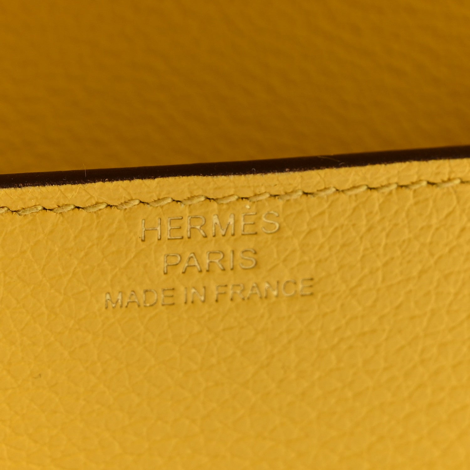Hermes Evercolor Roulis Slim Wallet Jaune De Naples 1889399