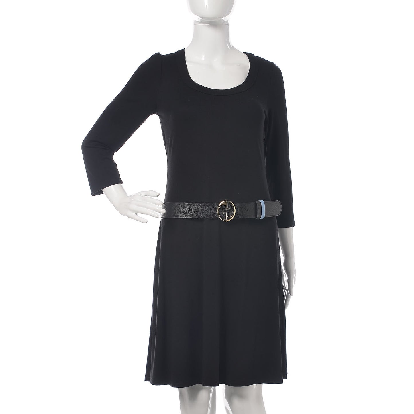 Dollar Calfskin 1973 Reversible Belt 90 36 Black Mineral Blue