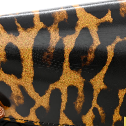 Burberry Calfskin Leopard Large Grace Bag Dark Mustard 11 of 11