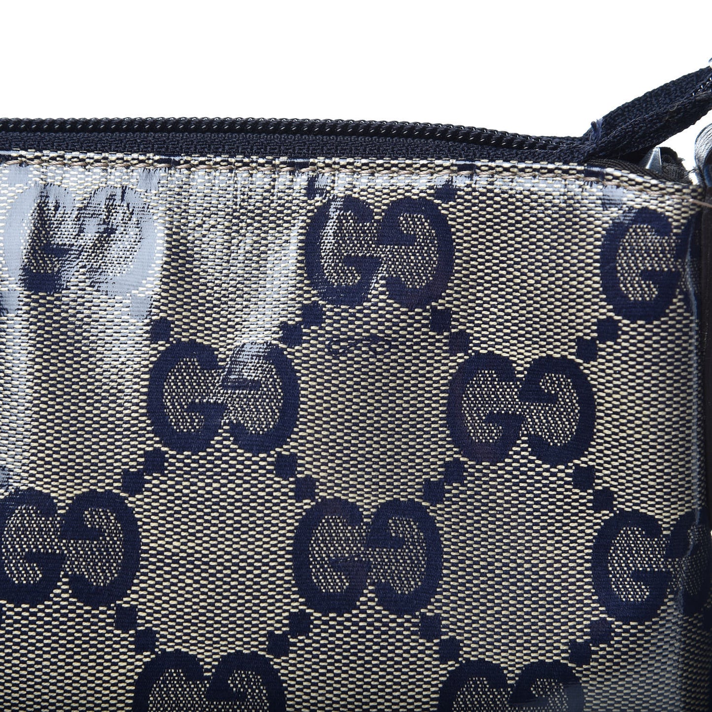 Crystal Monogram Messenger Bag Navy