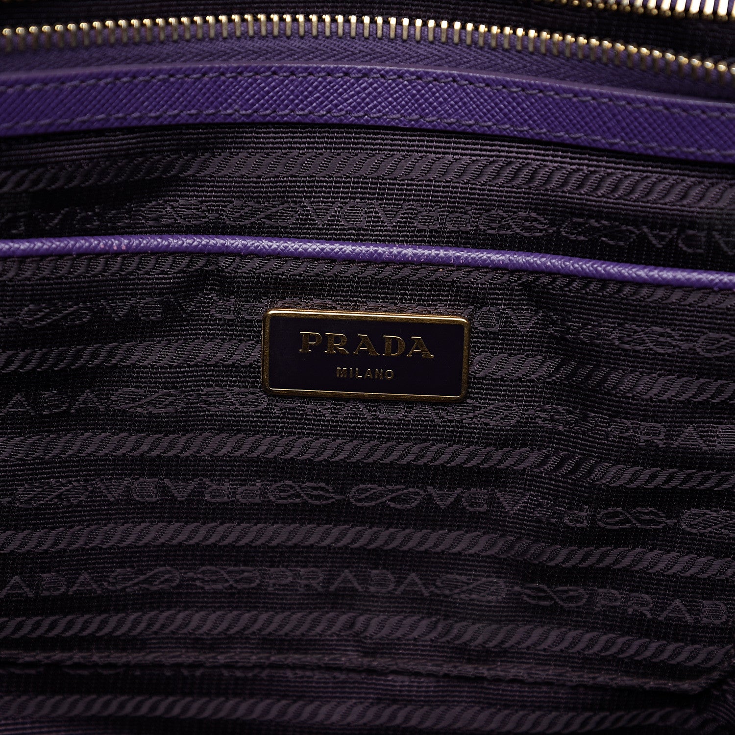 Prada Saffiano Lux Large Tote Viola 5 of 16