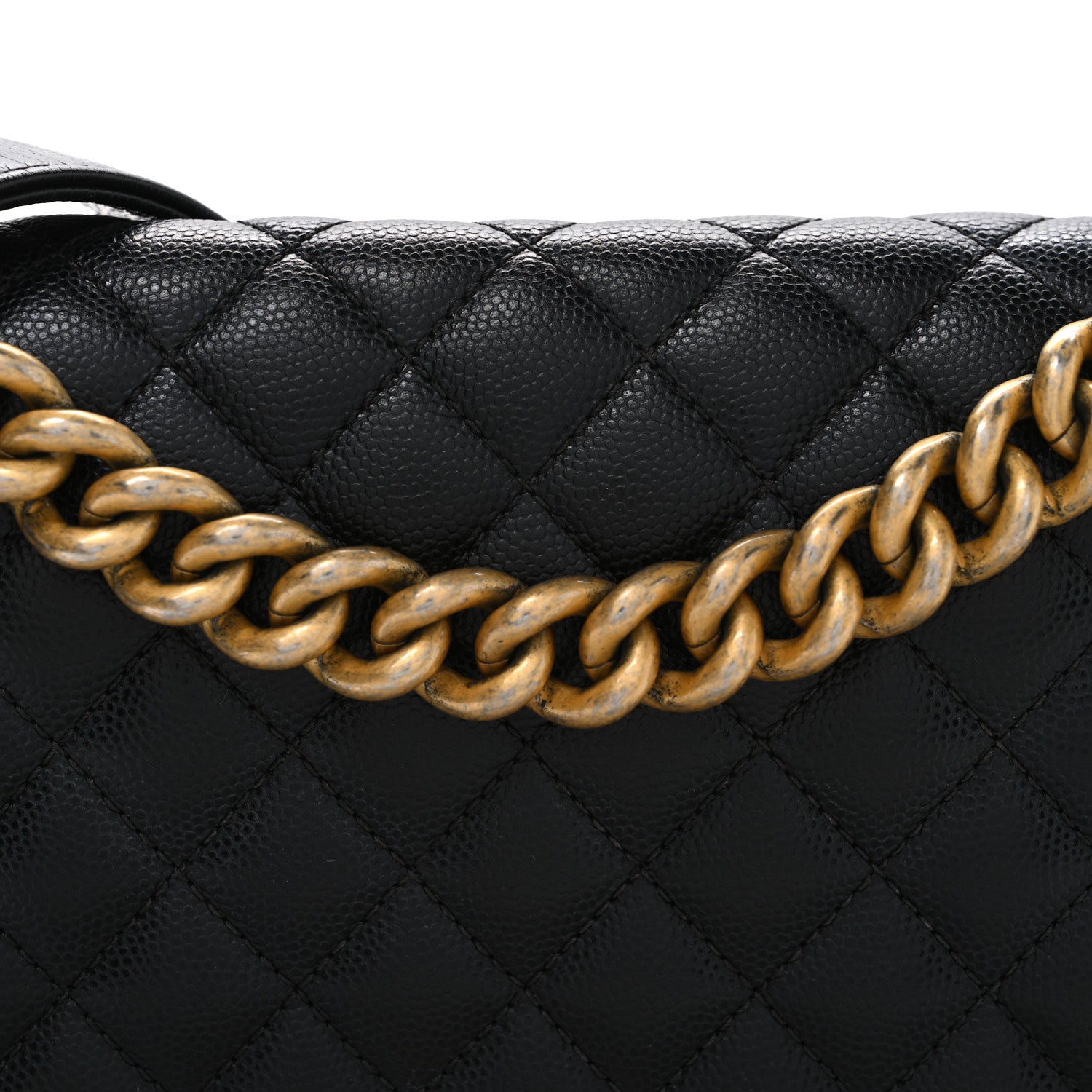 Chanel Caviar Quilted Medium Boy Flap Black 8 of 10