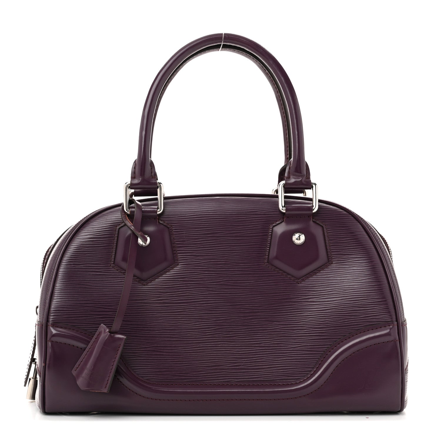 Louis Vuitton Epi Bowling Montaigne PM Cassis 1 of 13