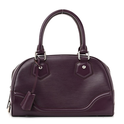 Louis Vuitton Epi Bowling Montaigne PM Cassis 1 of 13