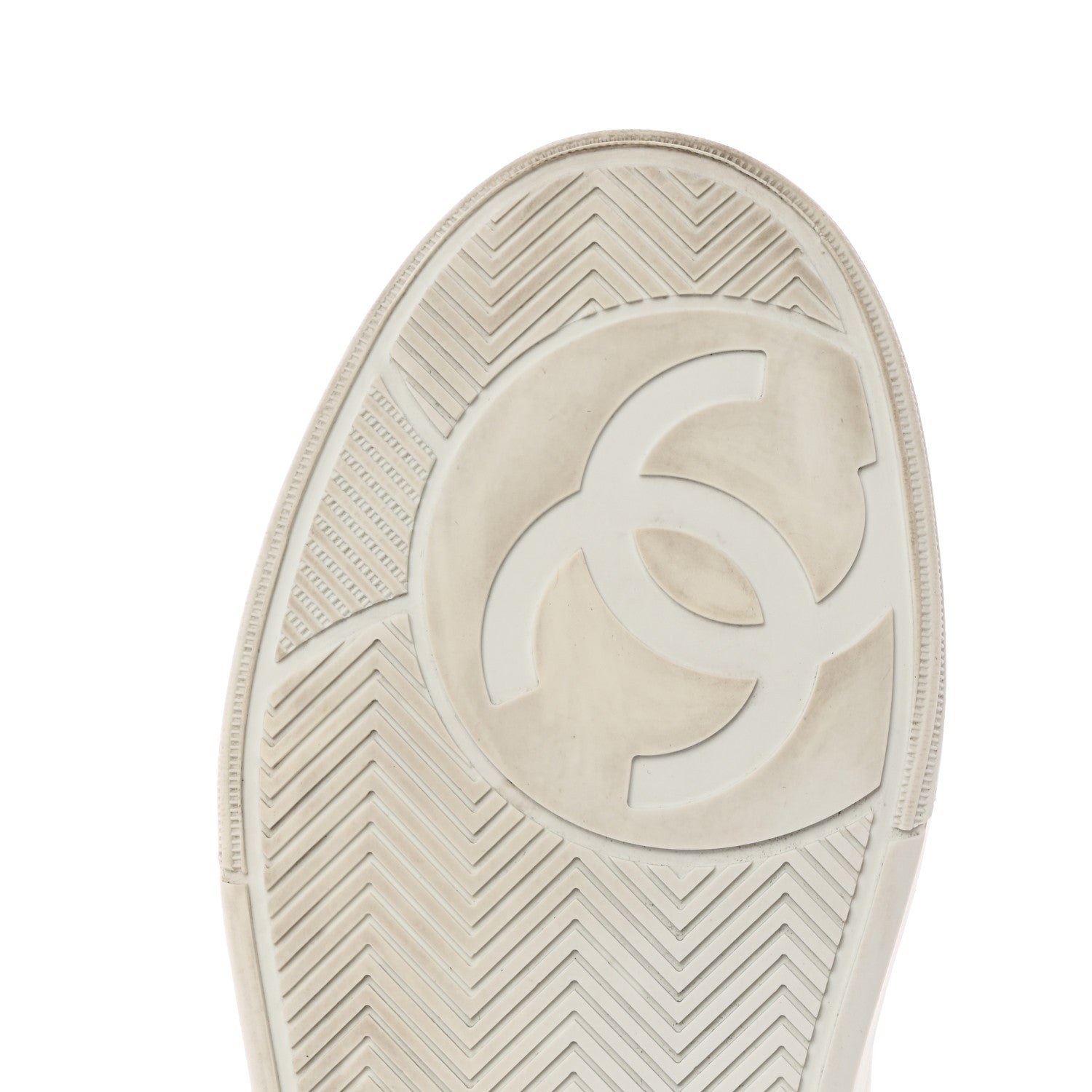 Chanel Calfskin Womens CC Logo Sneakers 37 White 11 of 16