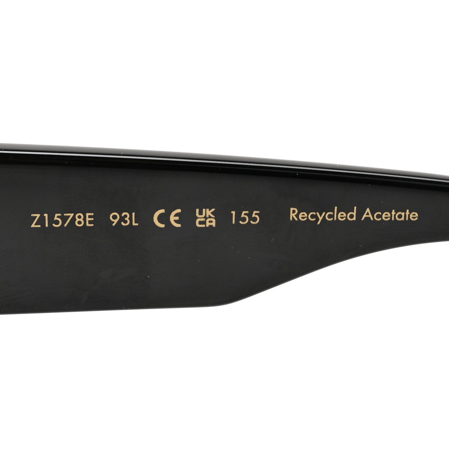 Acetate Swarovski Crystal Cyclone Sunglasses Z1578E Black