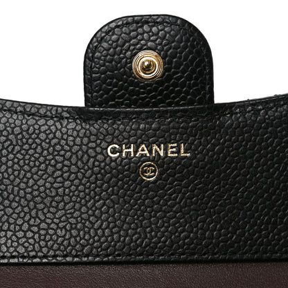 Chanel Caviar Quilted Compact Flap Wallet Black 6 of 9