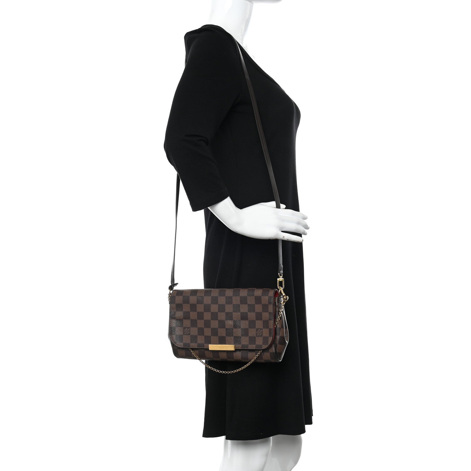 Louis Vuitton Damier Ebene Favorite MM 2 of 18
