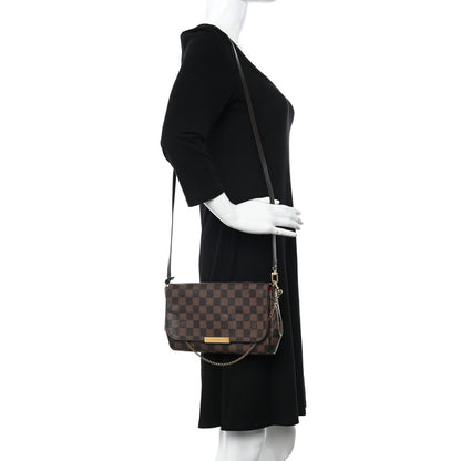Louis Vuitton Damier Ebene Favorite MM 2 of 18