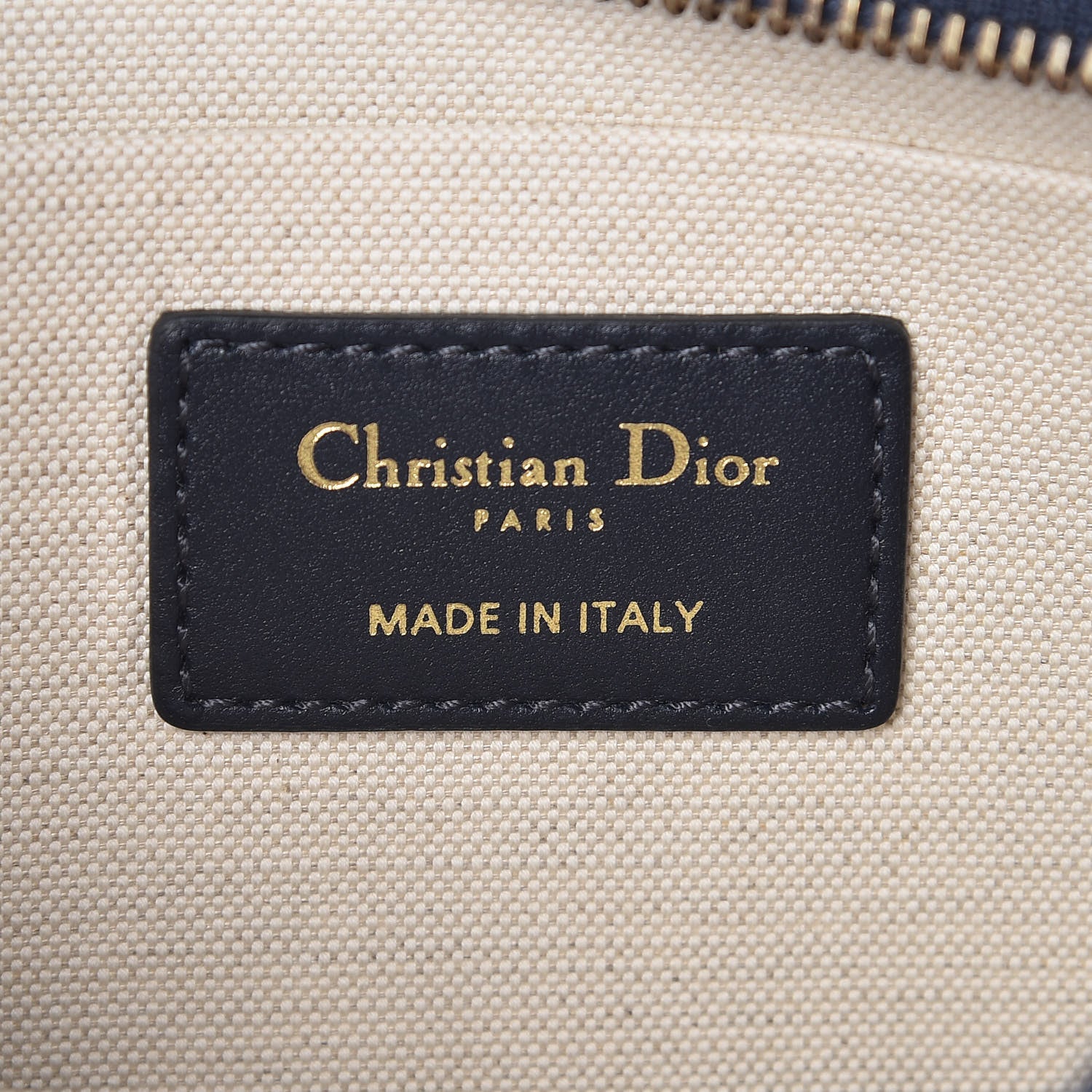 Christian Dior Oblique Diorquake Clutch Blue 6 of 9