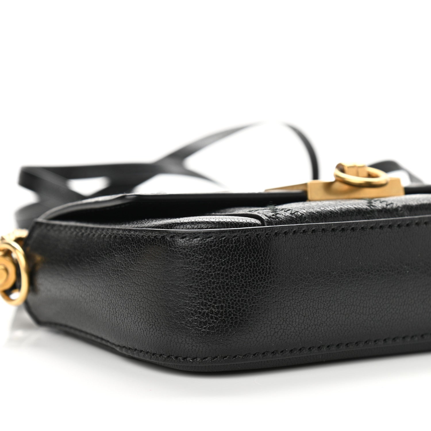 Givenchy Goatskin Quilted GV3 Mini Pocket Convertible Bag Black 7 of 10