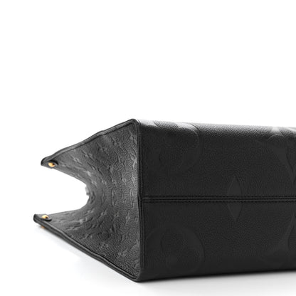 Louis Vuitton Empreinte Monogram Giant OnTheGo MM Black 8 of 9