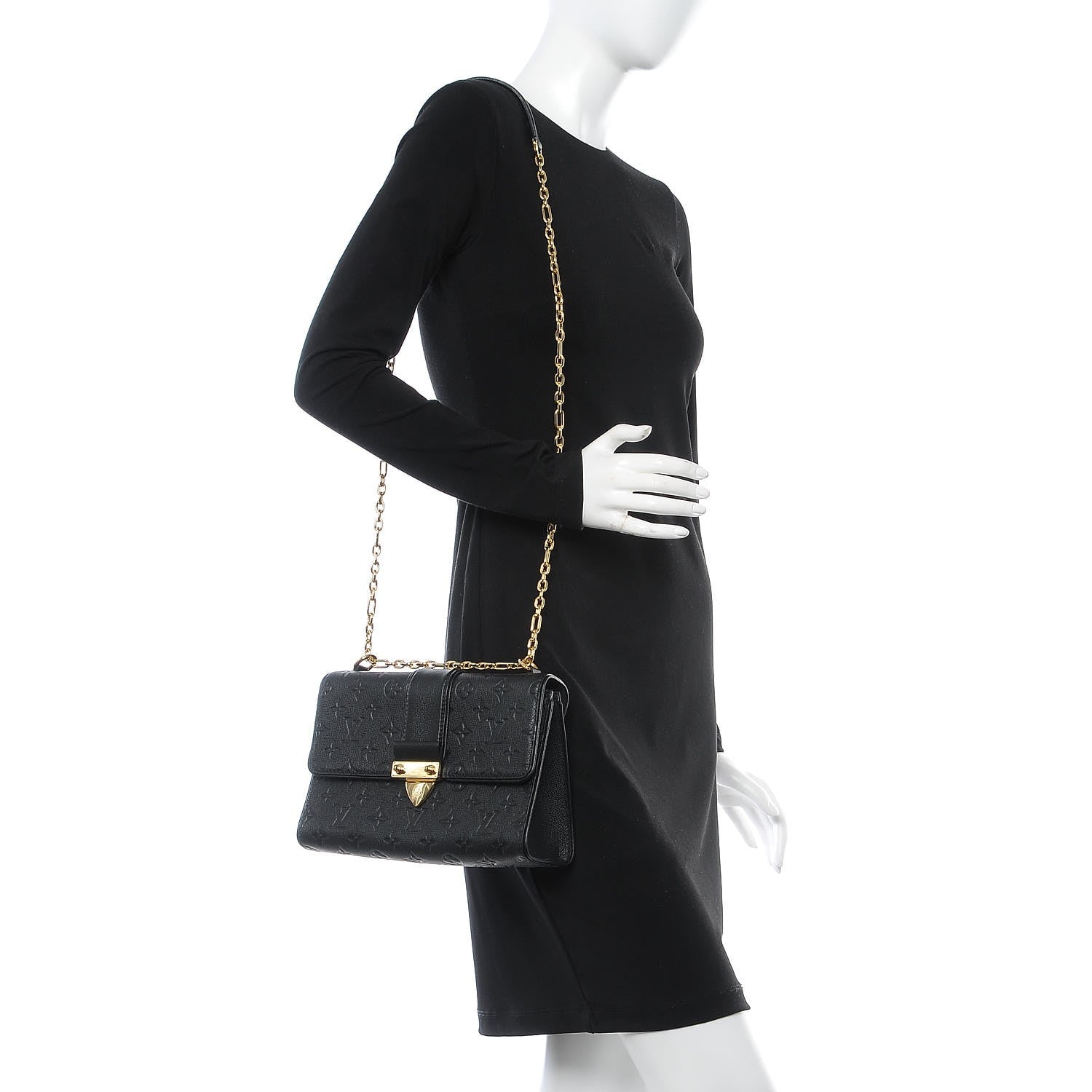 Louis Vuitton Empreinte Saint Sulpice PM Black 2 of 7