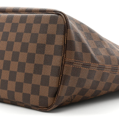 Louis Vuitton Damier Ebene Neo Neverfull MM Rose Ballerine 9 of 17