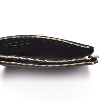 Chanel Caviar Quilted Small Zipped Boy Pouch Black 5 of 10