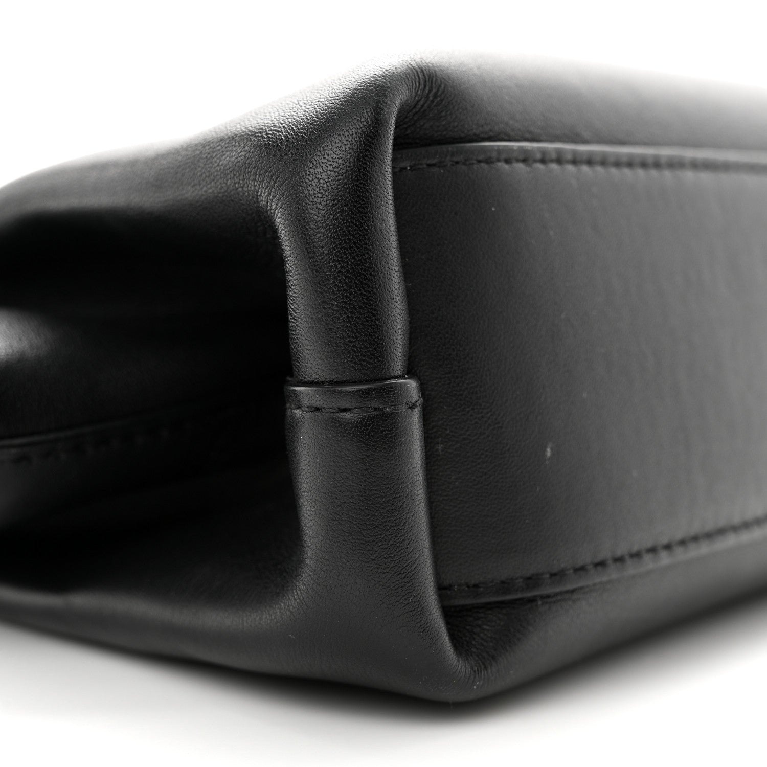 Bottega Veneta Calfskin Small The Point Triangle Bag Black 8 of 12