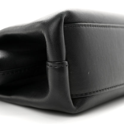 Bottega Veneta Calfskin Small The Point Triangle Bag Black 8 of 12
