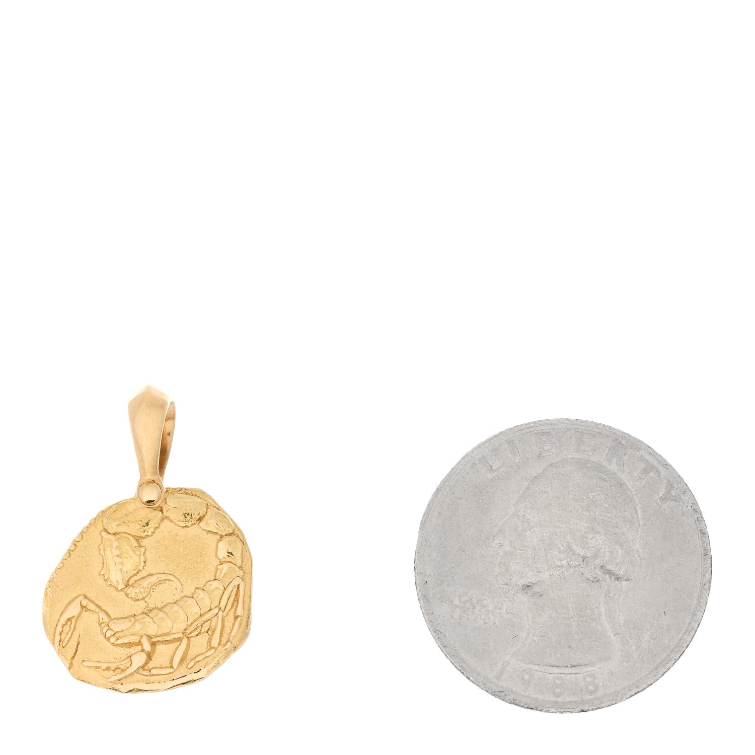 David Yurman 18K Yellow Gold Scorpio Amulet 2 of 3