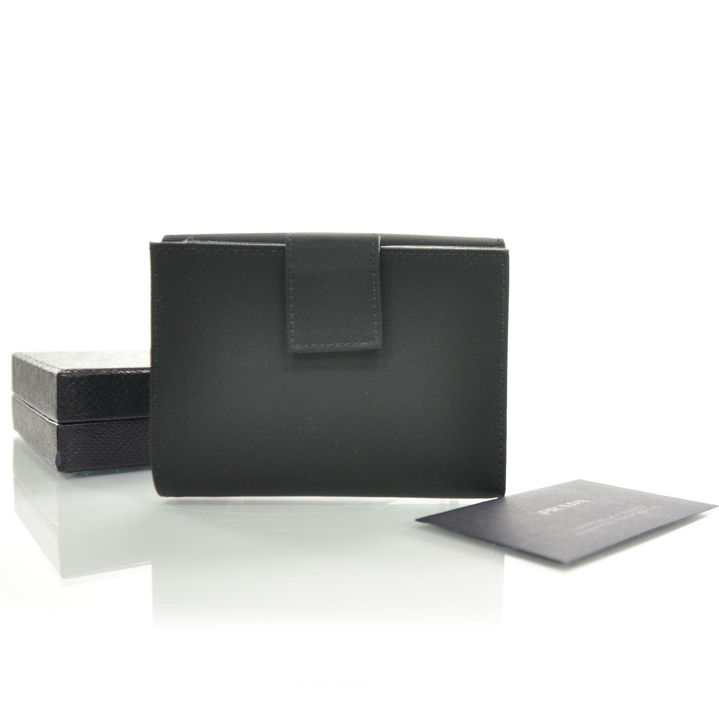 Tessuto Nylon Wallet Nero Black