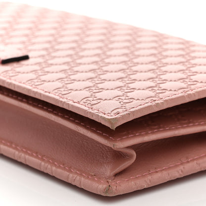 Gucci Microguccissima Crossbody Wallet Soft Pink 10 of 10