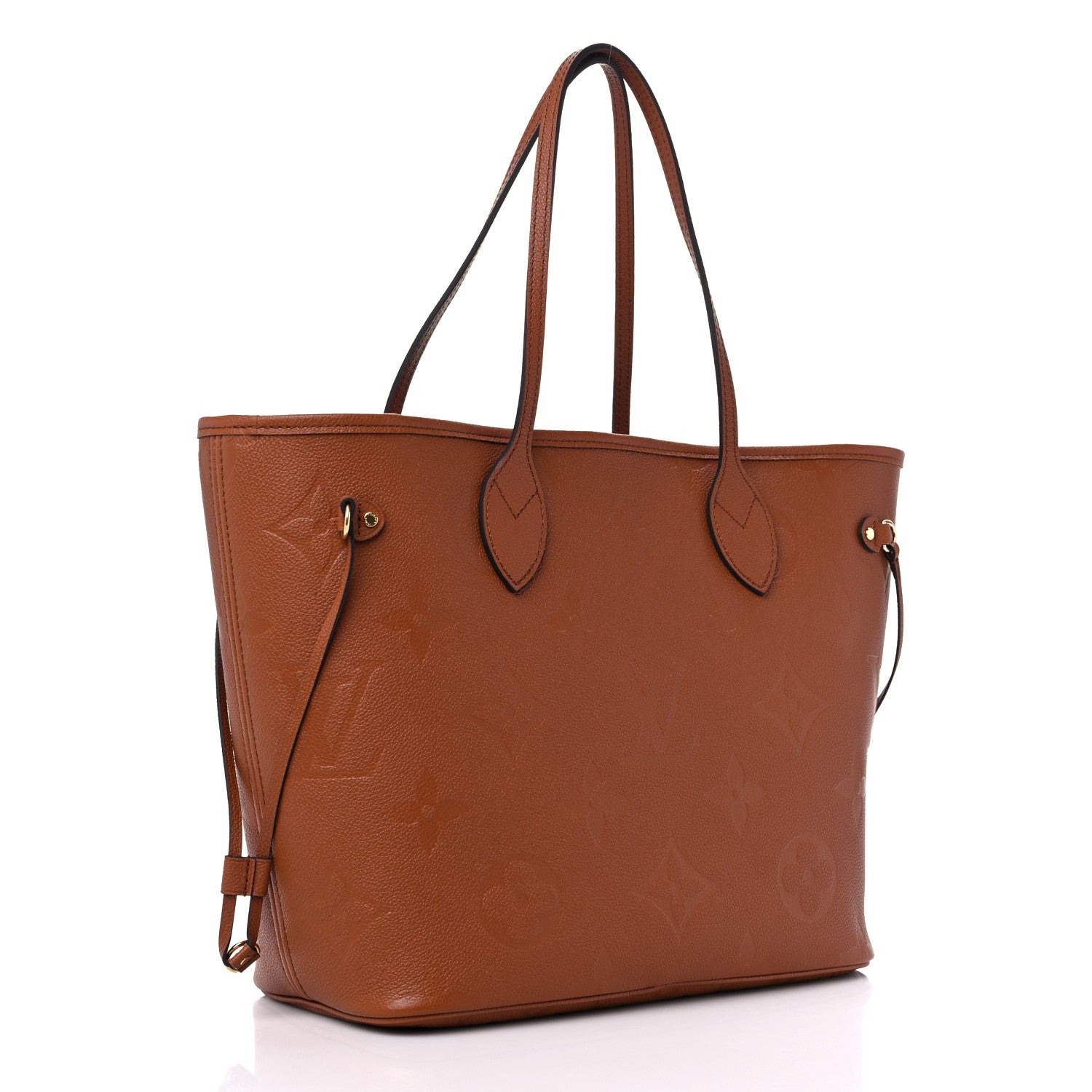 Louis Vuitton Empreinte Monogram Giant Neverfull MM Cognac 4 of 9