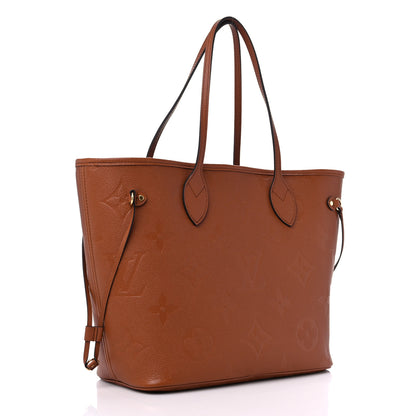 Louis Vuitton Empreinte Monogram Giant Neverfull MM Cognac 4 of 9