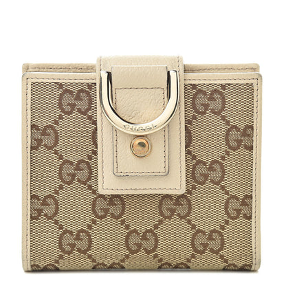 Gucci Monogram Abbey Compact Wallet White 1 of 12