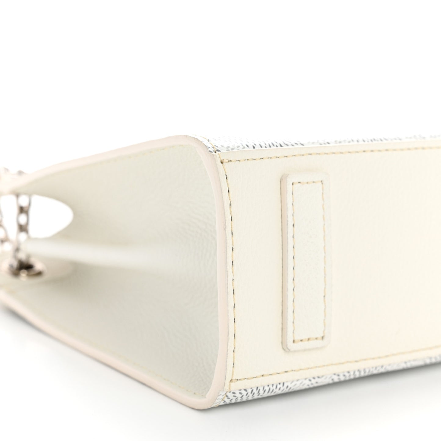 Goyardine Mini Rouette Structure White