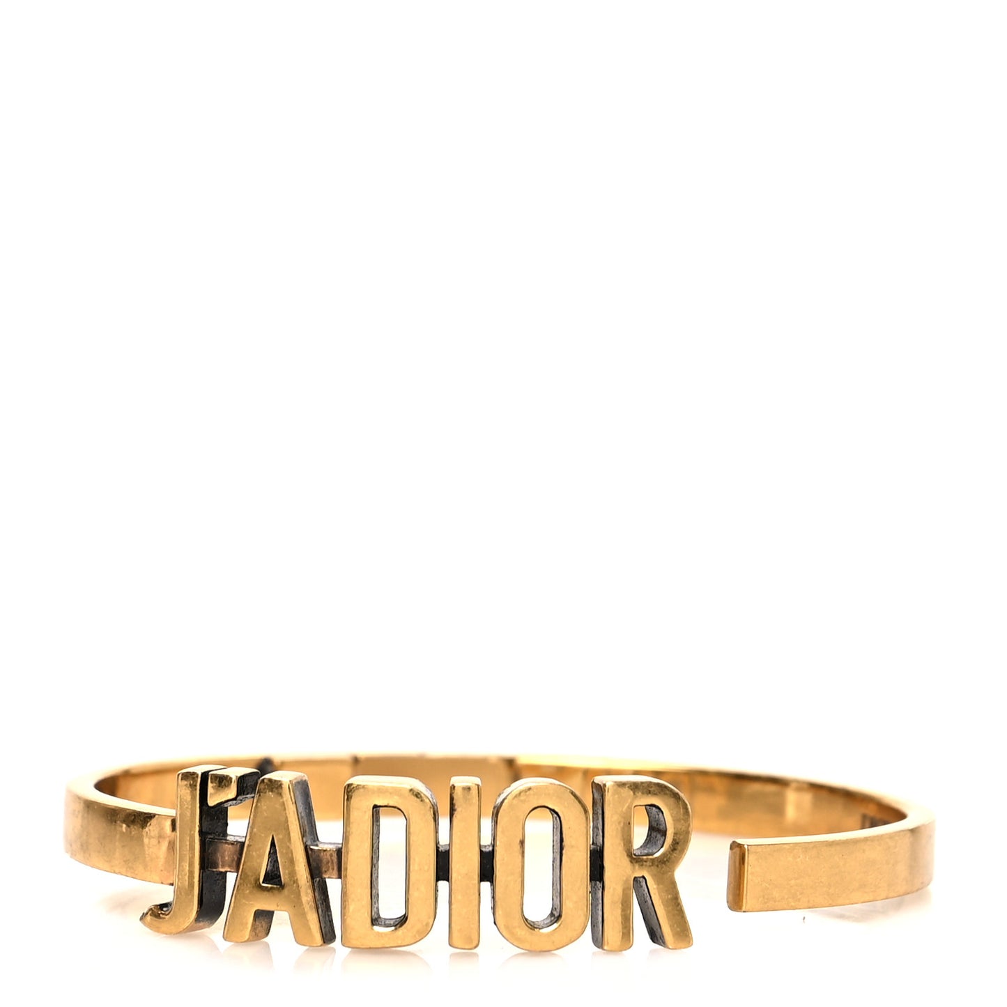 Metal J'Adior Bracelet Cuff Gold