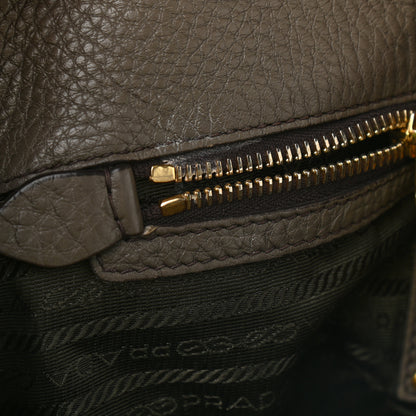 Prada Vitello Daino Tote Argilla 14 of 19