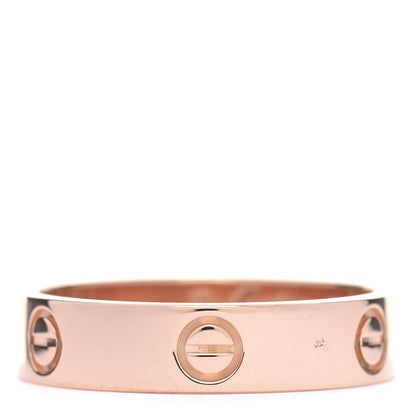 Cartier 18K Pink Gold 5.5mm LOVE Ring 65 11 1 of 5