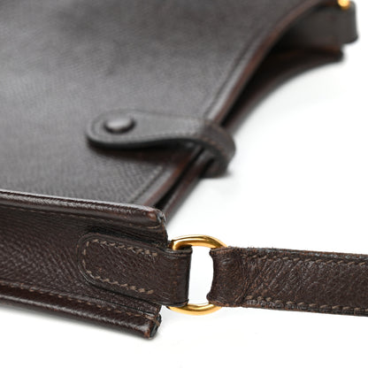 Hermes Epsom Evelyne TPM Chocolate 6 of 10