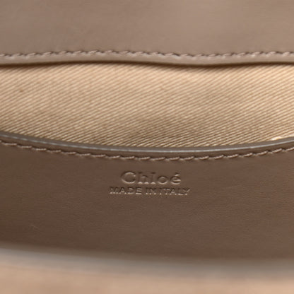 Chloe Calfskin Suede Large Tess Bag Motty Grey 10 of 18