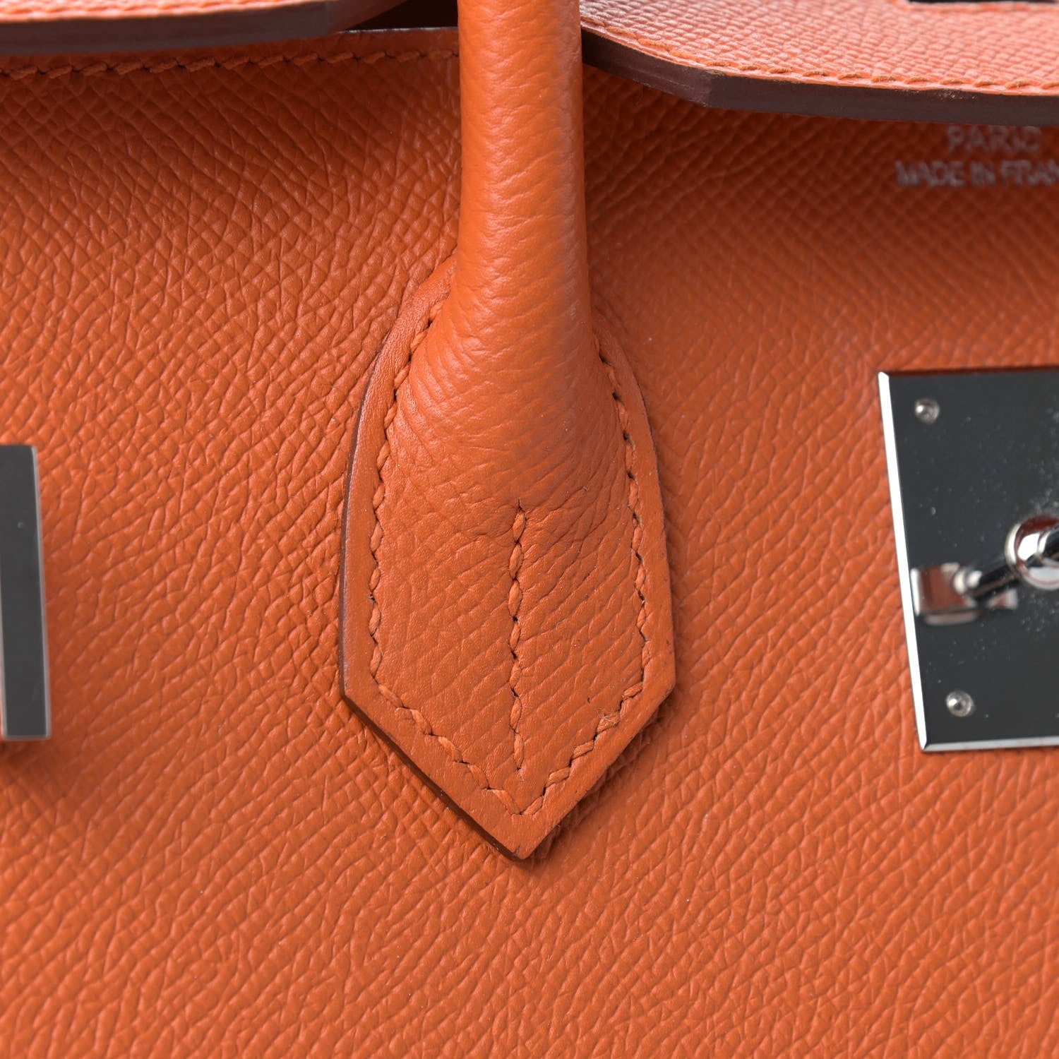 Hermes Epsom Birkin 35 Orange 12 of 21