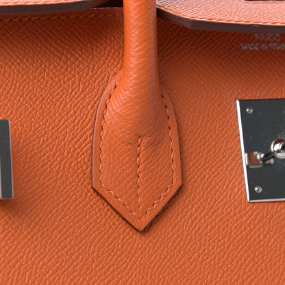Hermes Epsom Birkin 35 Orange 12 of 21