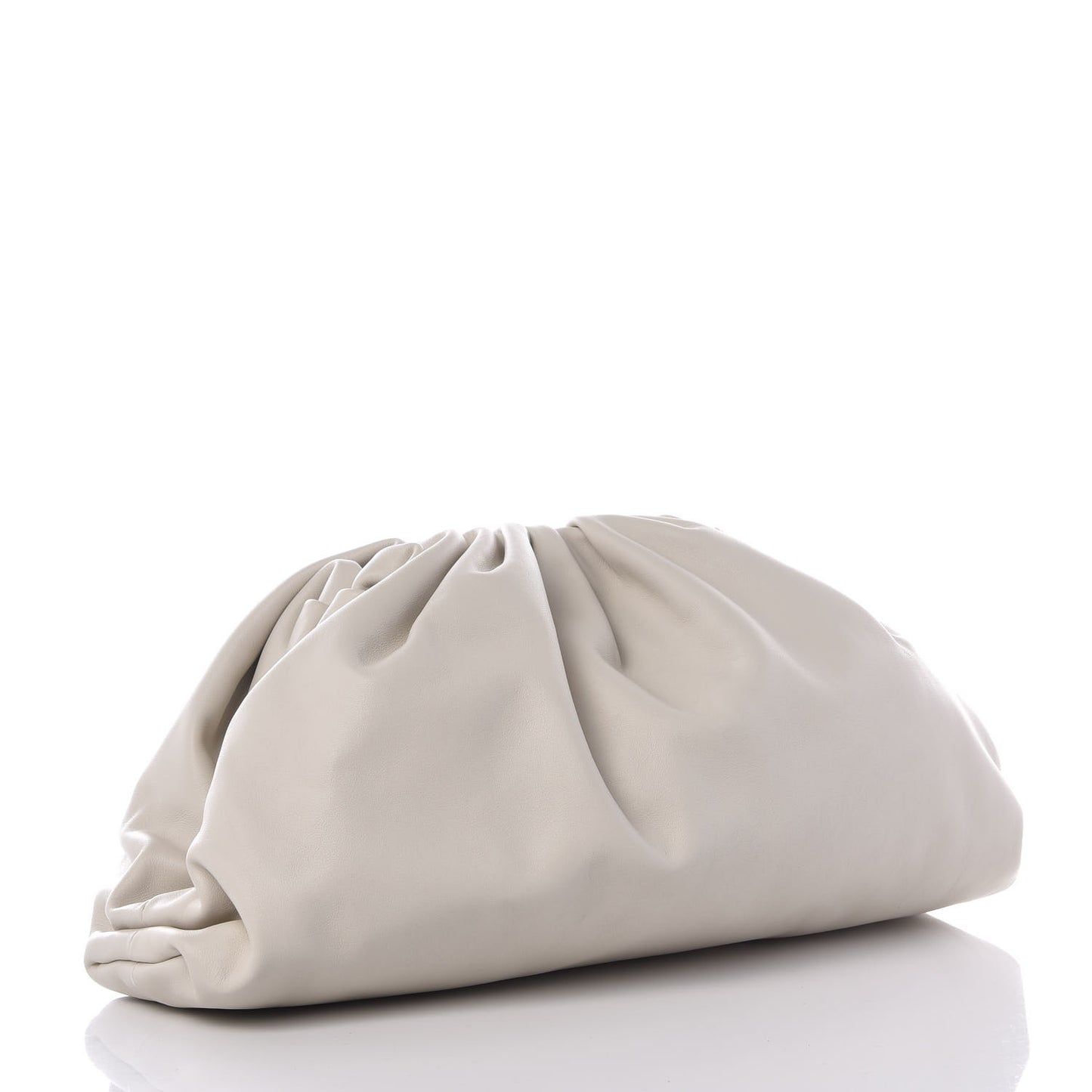 Smooth Butter Calf The Pouch Oversized Clutch Plaster
