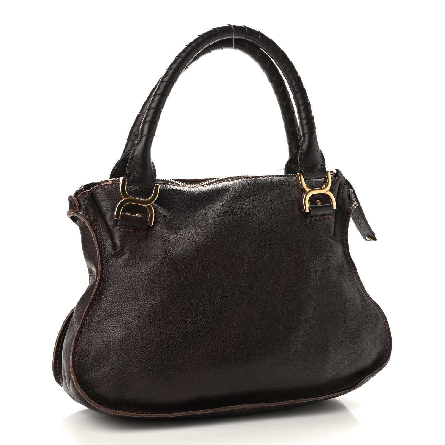 Chloe Calfskin Medium Marcie Satchel Truffle 3 of 14