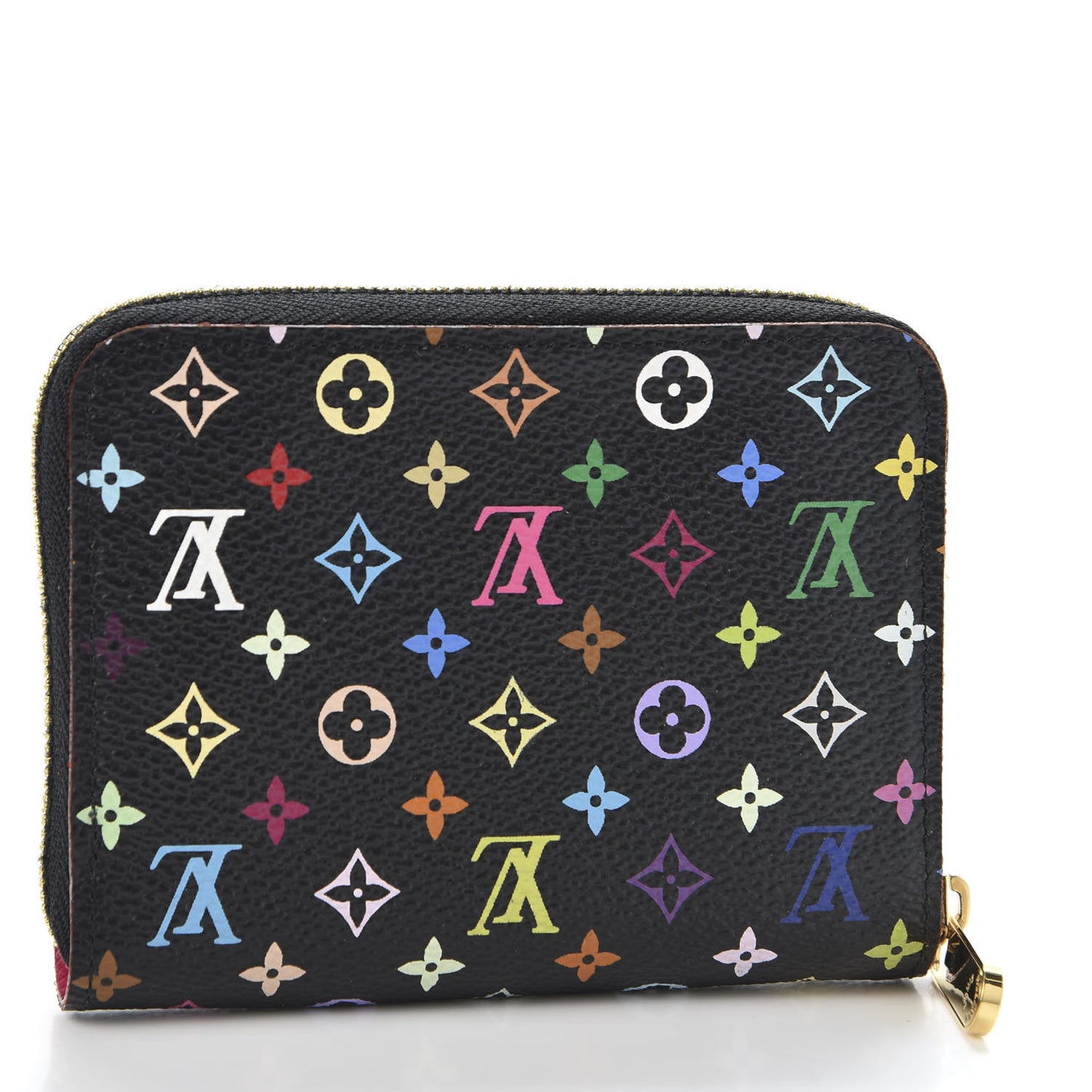 Monogram Multicolor Zippy Coin Purse Black Grenade