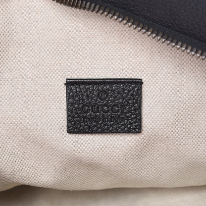 Gucci Grained Calfskin Logo Belt Bag Black 6 of 7