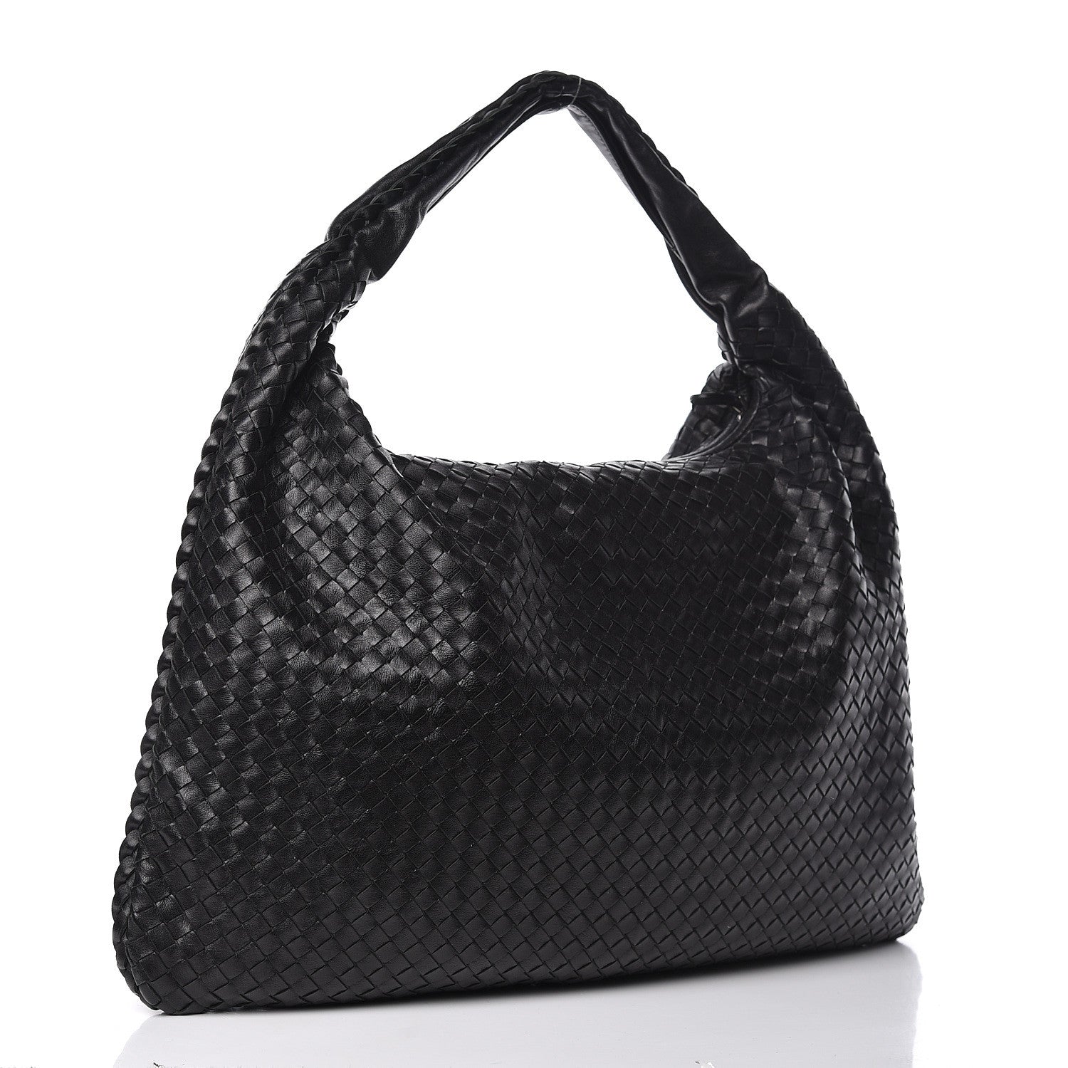 Bottega Veneta Nappa Intrecciato Maxi Veneta Hobo Black 3 of 13
