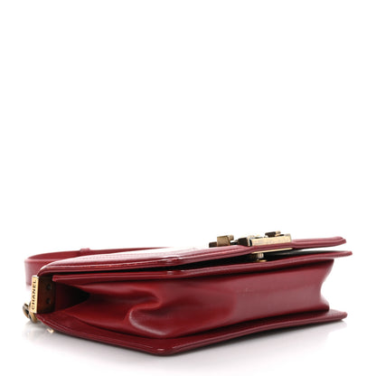 Chanel Glazed Calfskin Small Boy Flap Red 4 of 12