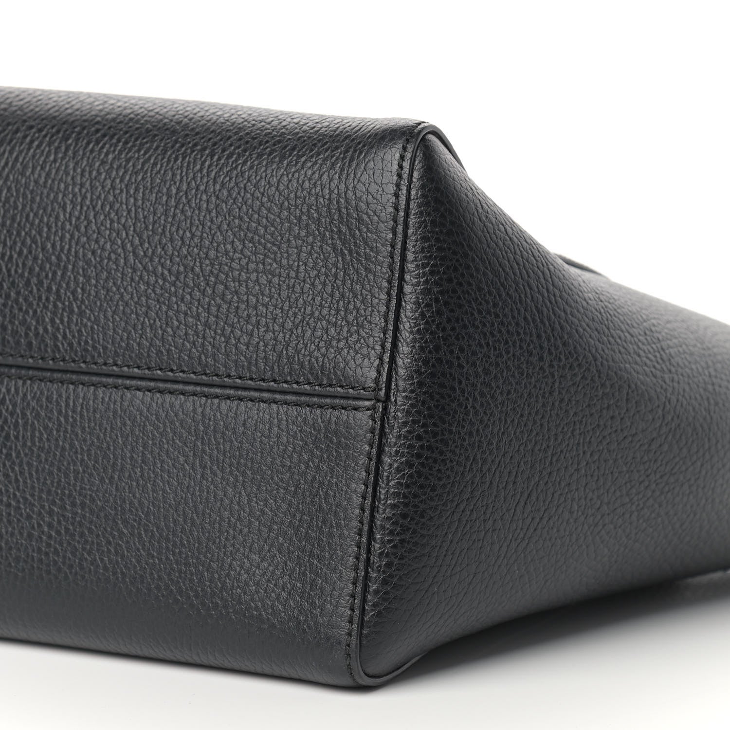 Gucci Pebbled Calfskin Small Swing Tote Black 8 of 10