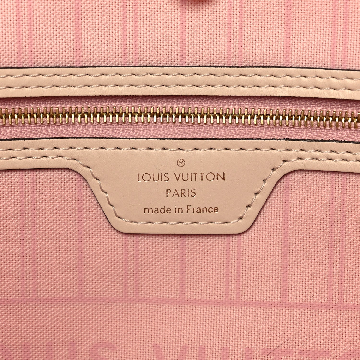 Louis Vuitton Damier Azur Braided Neverfull MM Pink 6 of 9