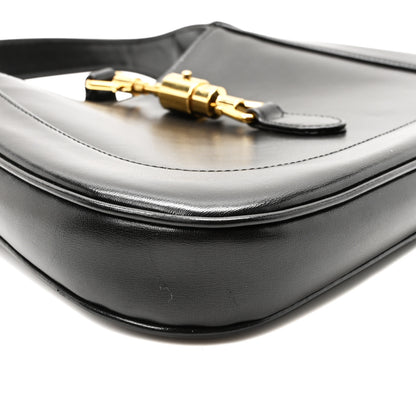 Gucci Boarded Dyana Lux Calfskin Small Jackie 1961 Hobo Black 9 of 10
