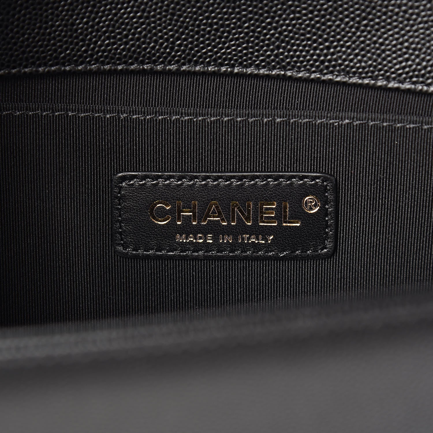Chanel Caviar Quilted Medium Boy Flap Black 6 of 11