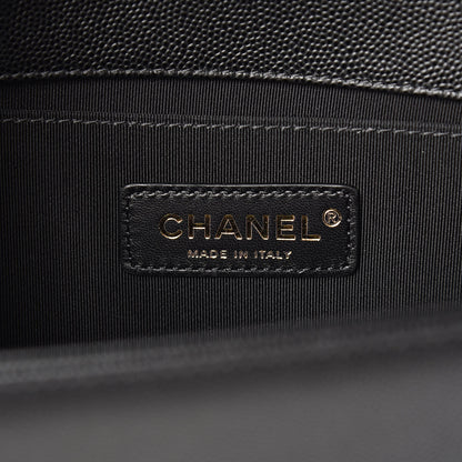 Chanel Caviar Quilted Medium Boy Flap Black 6 of 11