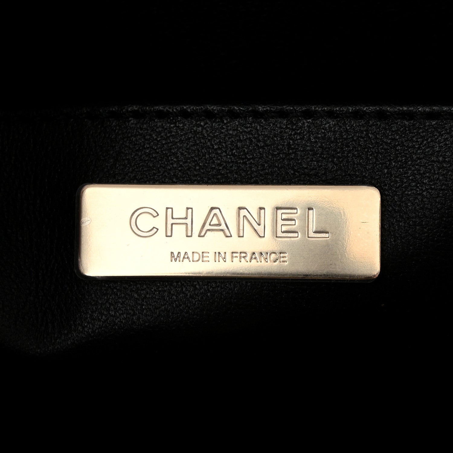 Chanel Calfskin Quilted Studded Square Vanity Case Black 6 of 10