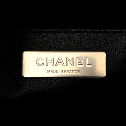 Chanel Calfskin Quilted Studded Square Vanity Case Black 6 of 10