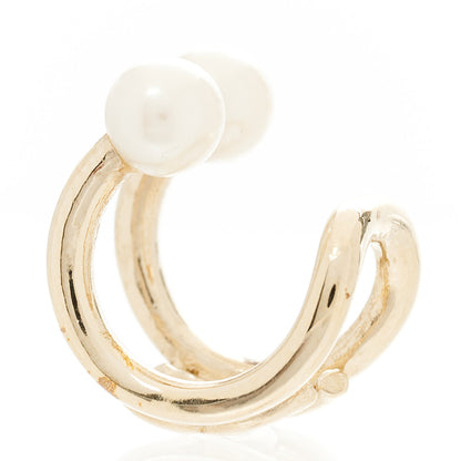 Chanel Pearl CC Single Ear Cuff Gold 3 of 5