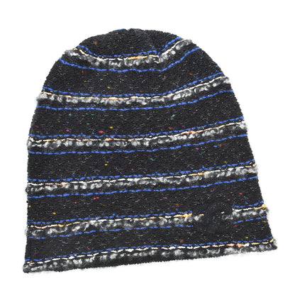 Chanel Wool Beanie Hat Black 1 of 4